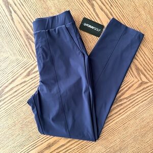 FORAY GOLF Tapered Easy Pant Golf Pant - Navy Blue